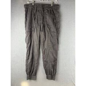 Orvis Women's 100% Lyocell Black Drawstring Jogger Pants Size Med Activewear